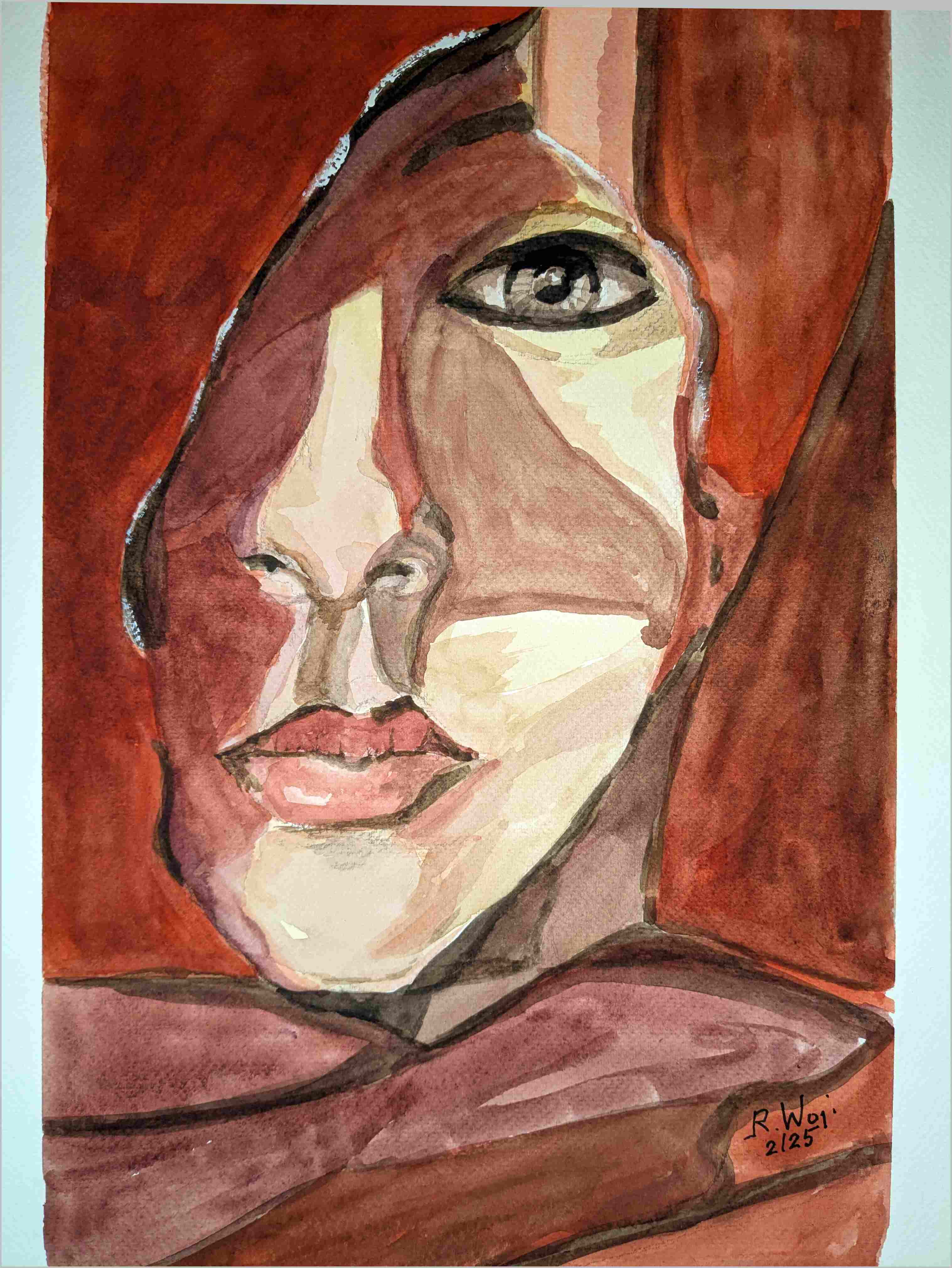   Rotes Kopftuch